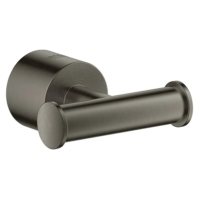 Grohe Atrio Handtuchhaken - Hard Graphite, Matt - Rechte Seitenansicht