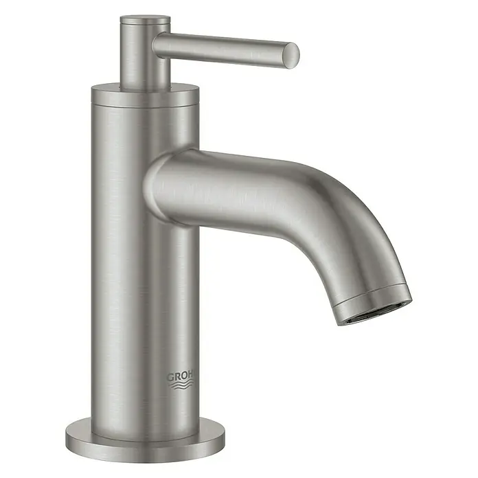 Grohe Atrio Standventil XS-Size - Supersteel - Rechte Seitenansicht