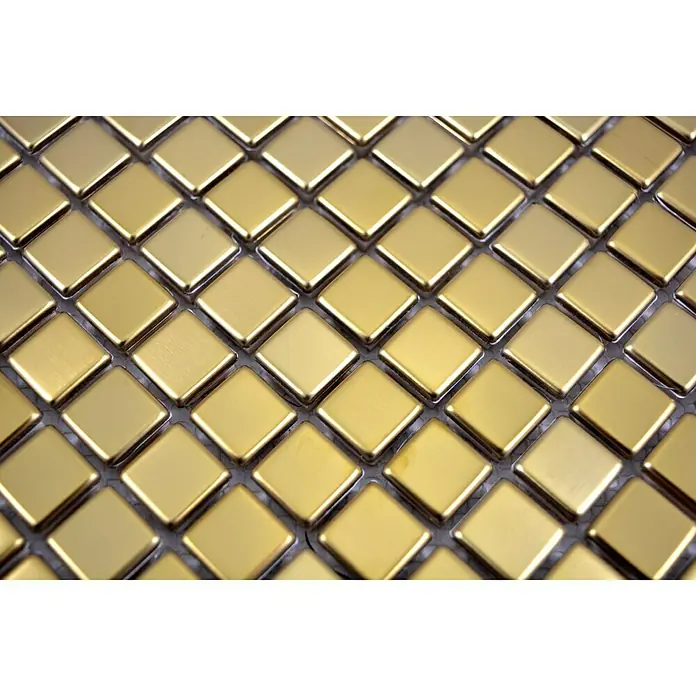 Mozaïektegel vierkant XCE 15DG - 30 x 30 cm, Goud, Glanzend - Close-up