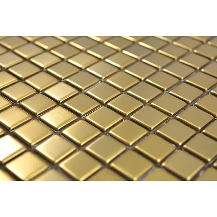 Mozaïektegel vierkant XCE 15DG - 30 x 30 cm, Goud, Glanzend - Close-up