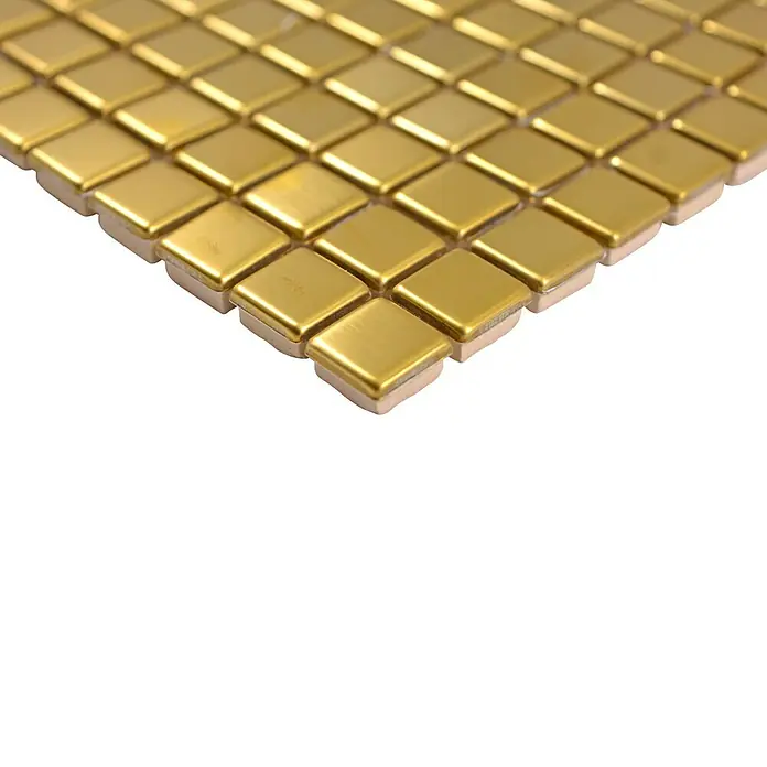 Mozaïektegel vierkant XCE 15DG - 30 x 30 cm, Goud, Glanzend - Close-up