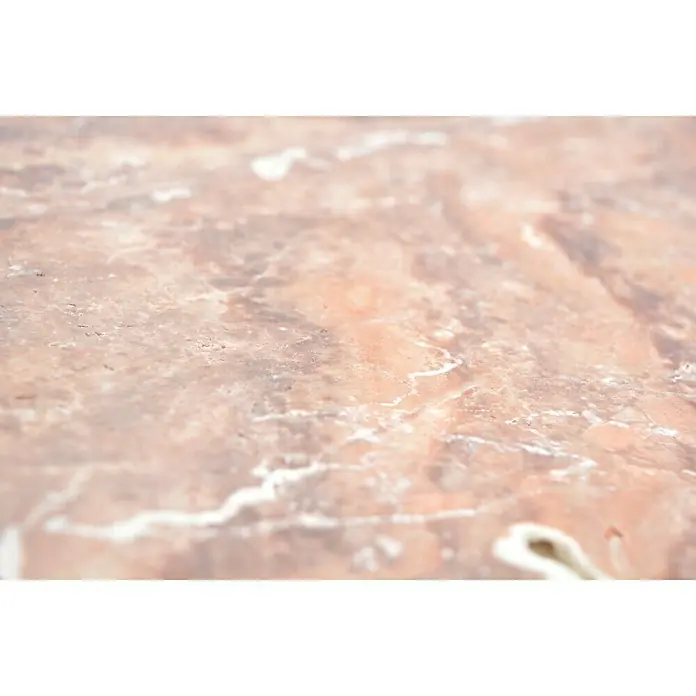 Antikmarmor Travertin Rosso - 61 x 40,6 cm, Rotbraun, Matt - Detailaufnahme
