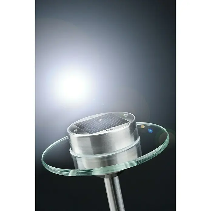 Paulmann Special Line Solarleuchte Ufo - Edelstahl, Höhe: 55 cm, LED - Detailaufnahme