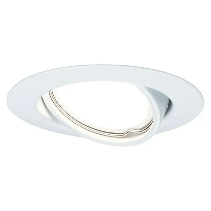 Paulmann LED-Einbauleuchten-Set Base - 5 W, Weiß, 3 Stk., Warmweiß - Ansicht von unten