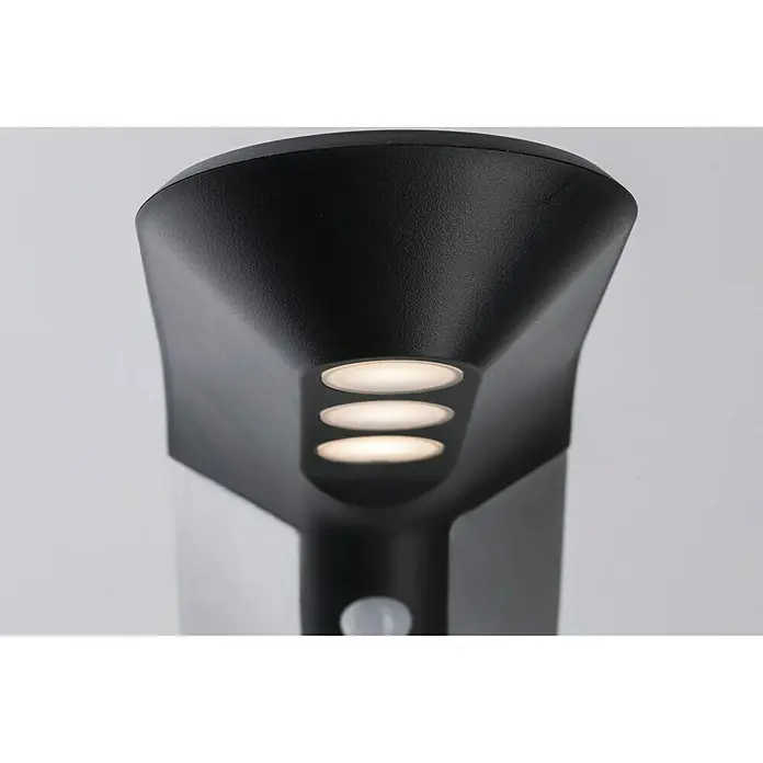 Paulmann Soley Baliza exterior LED - 1 luz, 1,2 W, Blanco cálido, IP44, Antracita - Primer plano
