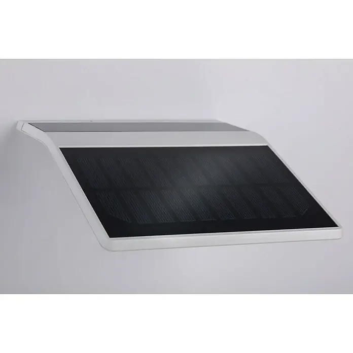 Paulmann Yoko LED-Solar-Außenwandleuchte - Bewegungsmelder, 1,2 W, Kunststoff, Warmweiß, Weiß - Detailaufnahme