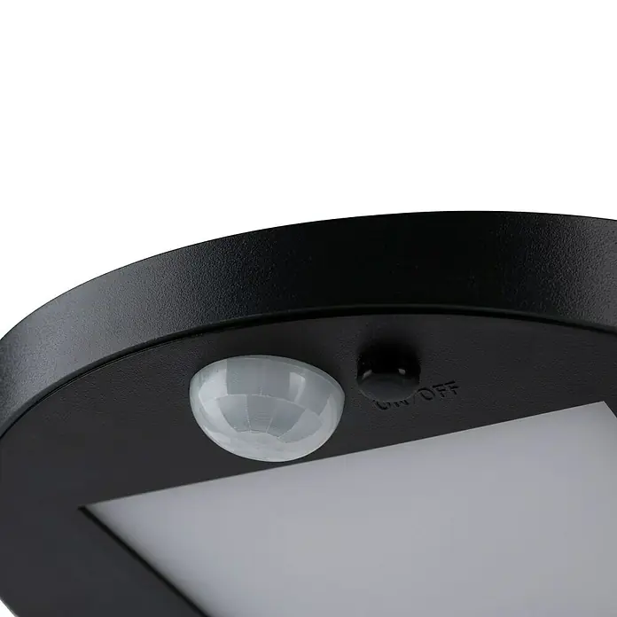 Paulmann Ryse Solarna vanjska zidna LED svjetiljka - Senzor pokreta, 1,2 W, Materijal: Plastika, Topla bijela, Antracit - Detaljan prikaz