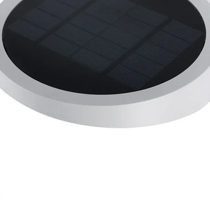 Paulmann Ryse LED-Solar-Außenwandleuchte - Bewegungsmelder, 1,2 W, Material: Kunststoff, Warmweiß, Weiß - Detailaufnahme