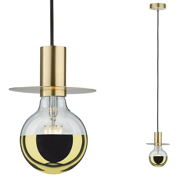 Paulmann Pendelleuchte Stian - 20 W, Messing, Höhe: 150 cm - Vorderansicht