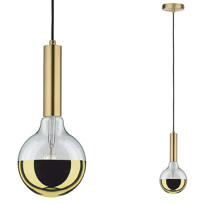 Paulmann Pendelleuchte Kine - 20 W, Gold, Höhe: 150 cm - Vorderansicht