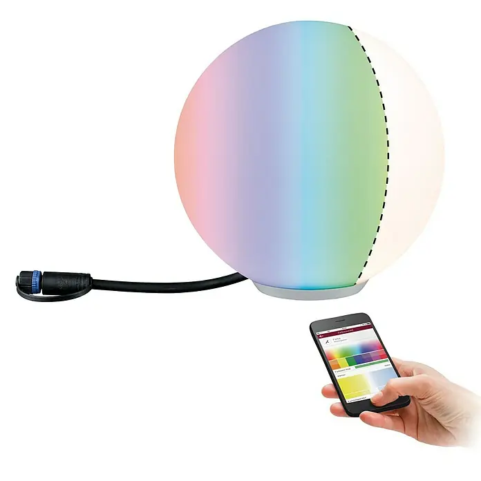 Paulmann Plug & Shine LED-Dekoleuchte - 2,8 W, Weiß - Vorderansicht