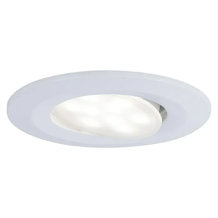 Paulmann LED-Einbauleuchten-Set Calla - 6 W, Weiß, Neutralweiß, IP65 - Ansicht von unten