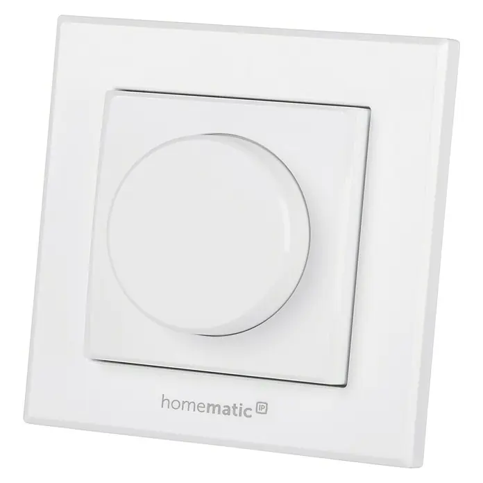 Homematic IP Funk-Wandtaster HmIP-WRCR - Weiß, Batteriebetrieben, 29 x 86 x 86 mm - Rechte Seitenansicht