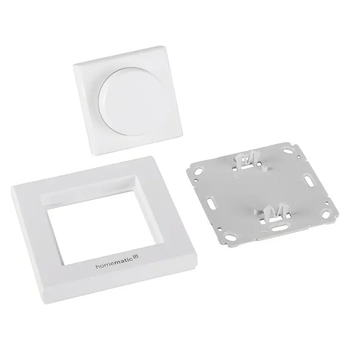 Homematic IP Funk-Wandtaster HmIP-WRCR - Weiß, Batteriebetrieben, 29 x 86 x 86 mm - Detailaufnahme