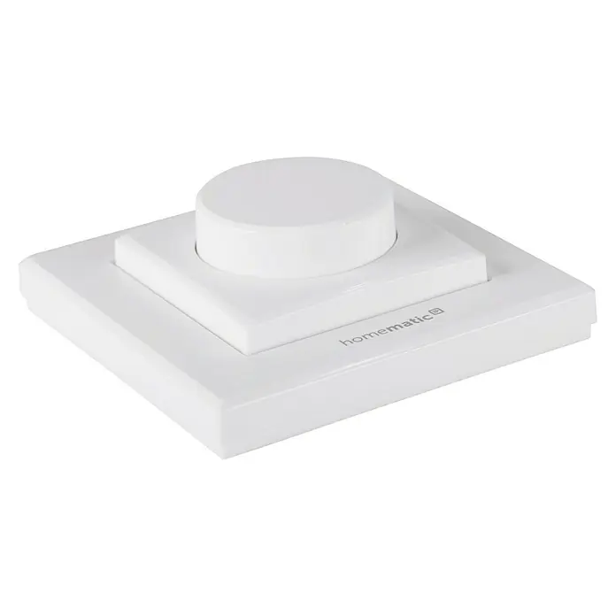 Homematic IP Funk-Wandtaster HmIP-WRCR - Weiß, Batteriebetrieben, 29 x 86 x 86 mm - Ansicht von oben