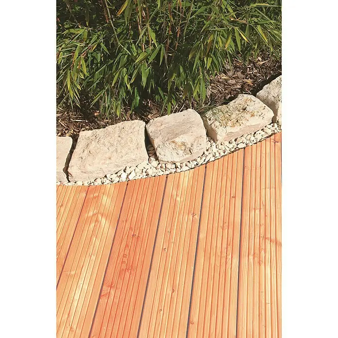 Terrassendiele - Lärche, L x B x S: 300 x 14,5 x 3,2 cm