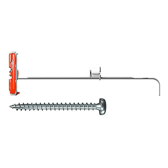 Fischer Duotec Taco basculante 10 - Diámetro taco: 10 mm, Longitud taco: 50 mm, 6 uds., Apto para: Placas de yeso laminado