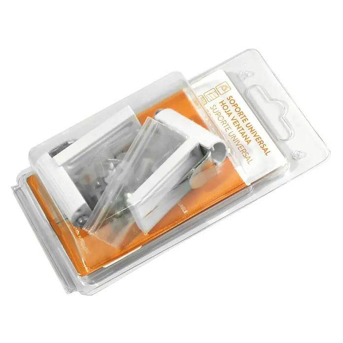 Soporte doble enrollable universal - Blanco, 2 ud.