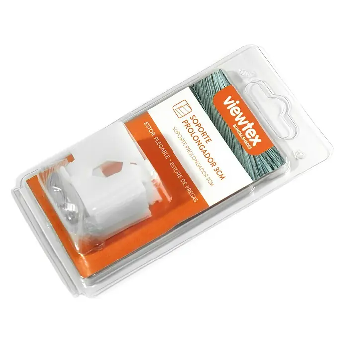 Viewtex Soporte doble plegable - Blanco, 2 ud.