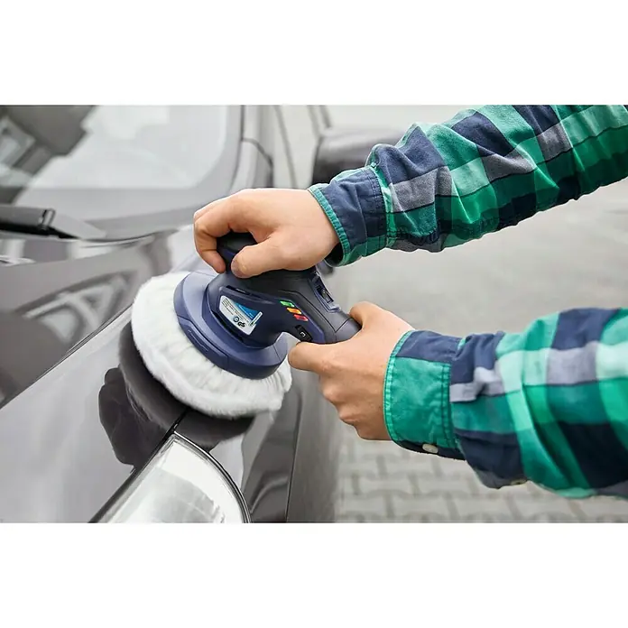 Cartrend Akku-Poliermaschine 10699 - 12 V, 1 Akku, 2 Ah, Leerlaufdrehzahl: 0 U/min - 5.000 U/min
