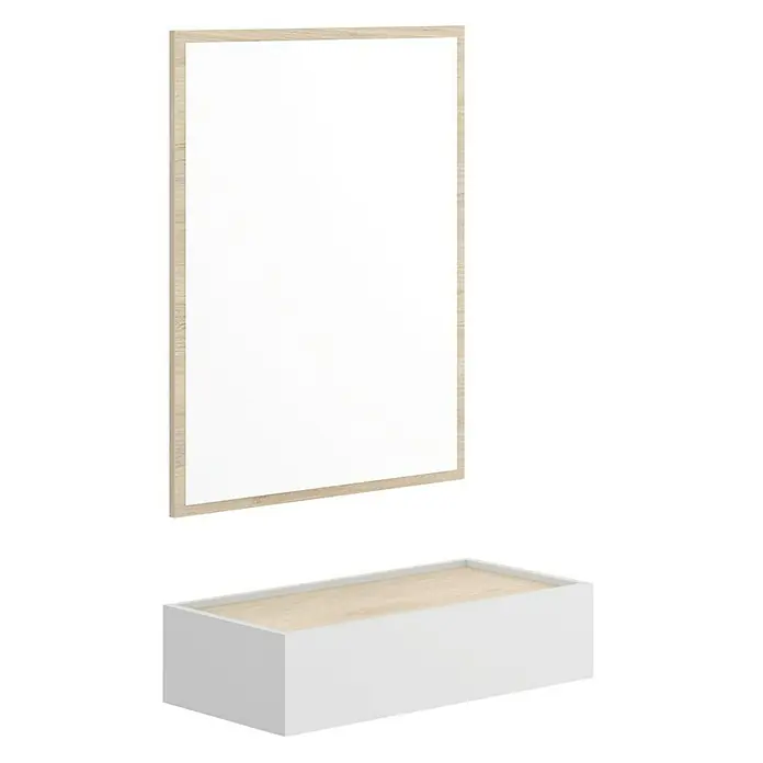 Mueble para recibidor Ott - L x An x Al: 33 x 63 x 96 cm, Tablero de aglomerado
