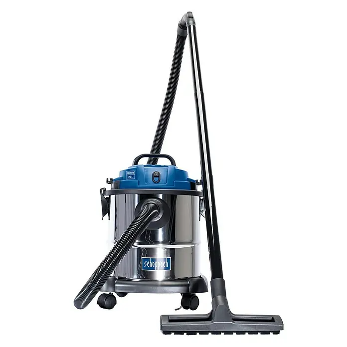 Scheppach Nass-Trockensauger NTS20 - 1.200 W, 20 l - Vorderansicht