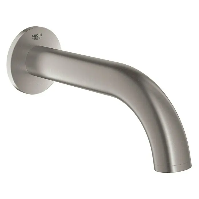 Grohe Atrio Wanneneinlauf - Supersteel, Matt - Vorderansicht