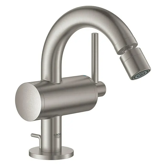 Grohe Atrio Bidetarmatur - Supersteel - Vorderansicht