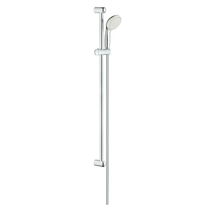 Grohe Brausegarnitur Tempesta 100 - Lochabstand: 92 cm, Art Strahl: Rain, Massagestrahl, Chrom, Anzahl Strahlarten: 2 Stk. - Vorderansicht