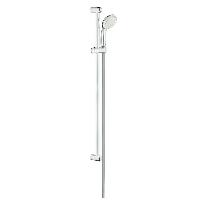 Grohe Brausegarnitur Tempesta 100 - Lochabstand: 92 cm, Art Strahl: Rain, Massagestrahl, Chrom - Vorderansicht