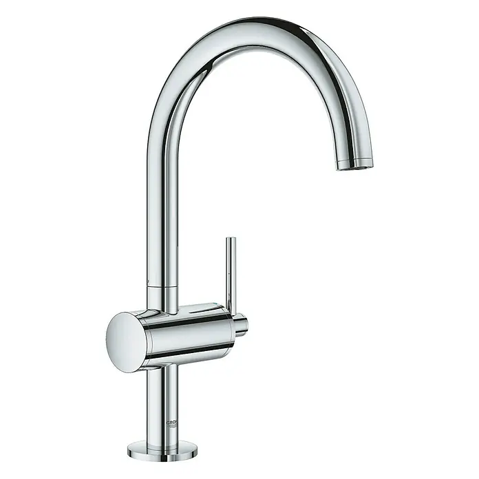 Grohe Atrio Waschtischarmatur L-Size - Chrom, Schwenkbar - Vorderansicht