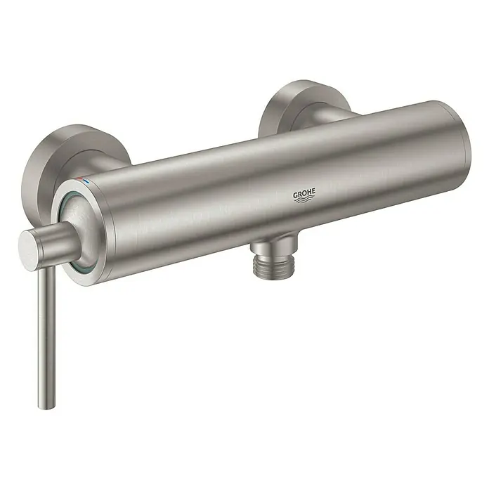 Grohe Atrio Brausearmatur - Supersteel, Matt - Vorderansicht