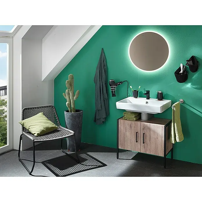 Riva Waschtischunterschrank Metal - 66,2 x 36 x 56 cm, Sanremo Rustico, Matt