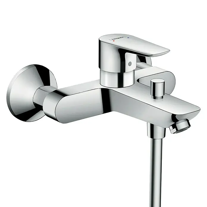 Hansgrohe Badewannenarmatur Talis E - Chrom, Glänzend - Vorderansicht