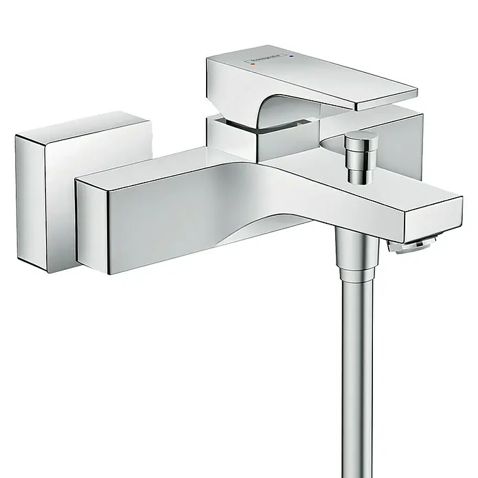 Hansgrohe Badewannenarmatur Metropol - Chrom, Glänzend - Vorderansicht