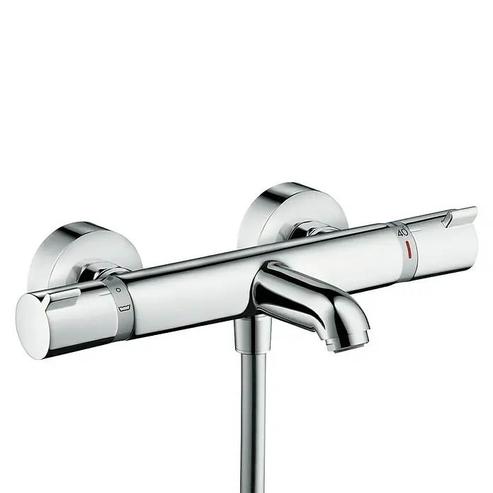 Hansgrohe Wannenthermostat Ecostat Comfort - Chrom, Glänzend - Vorderansicht