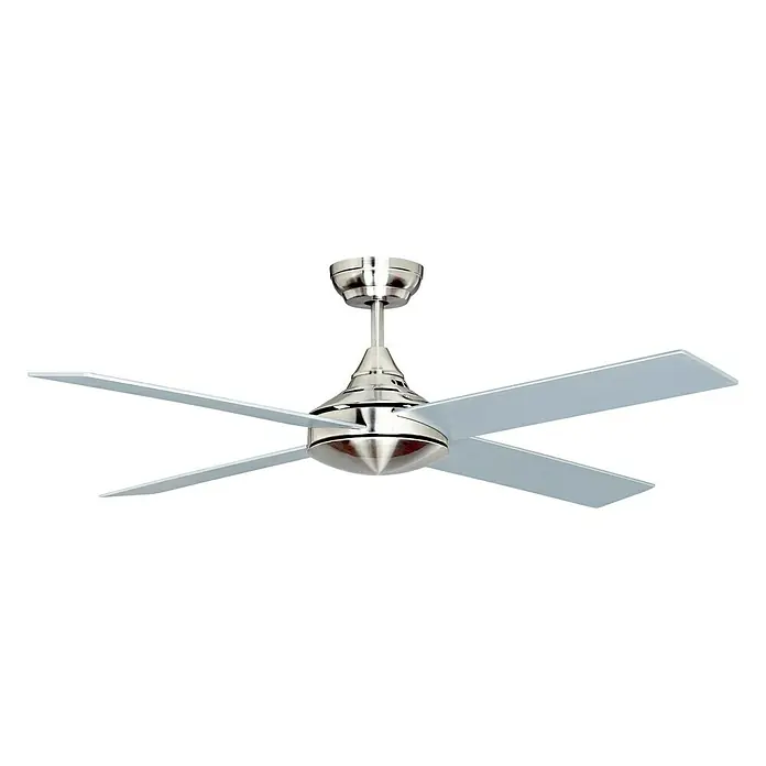 Arte confort Ventilador de techo Zen - Diámetro: 132 cm, Níquel mate, 55 W, AC