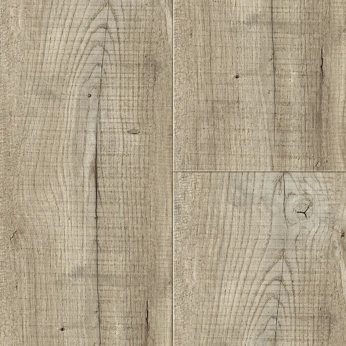 Living by Haro Designboden HydroStar Eiche Ferrara grau - 1.282 x 235 x 6,5 mm, Landhausdiele - Detailaufnahme