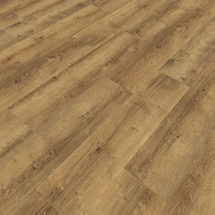 Living by Haro Designboden HydroStar Eiche Verona natur - 1.282 x 235 x 6,5 mm, Landhausdiele - Linke Seitenansicht