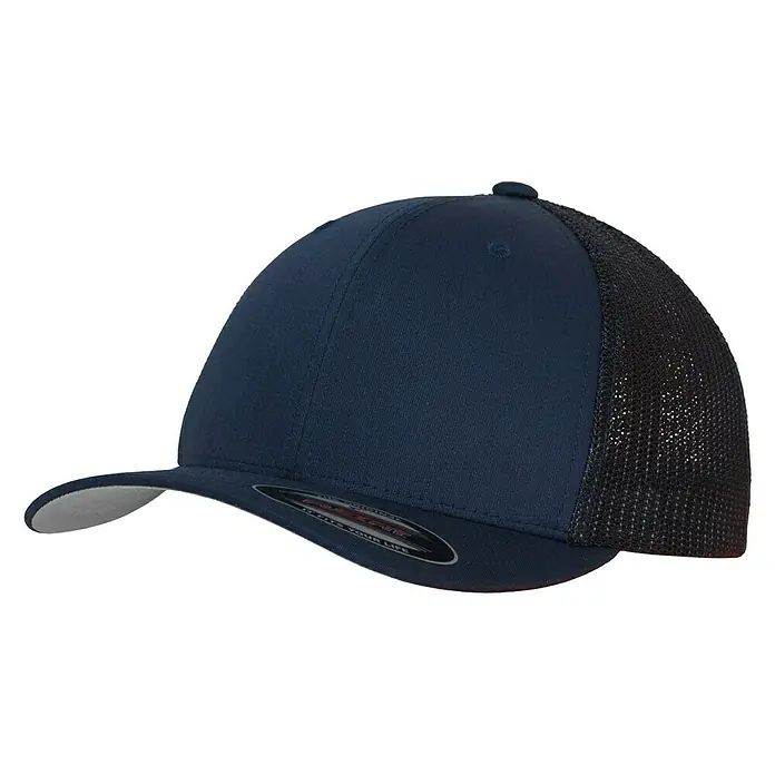 Flexfit Truckerkappe - Navy, Konfektionsgröße: L/XL - Vorderansicht