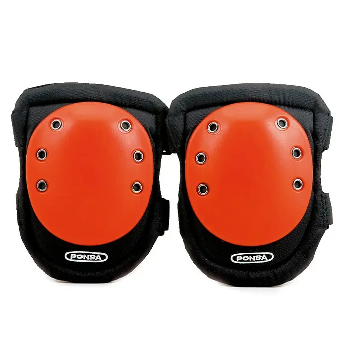 Ponsa Rodilleras - Naranja, Negro, Forma de concha