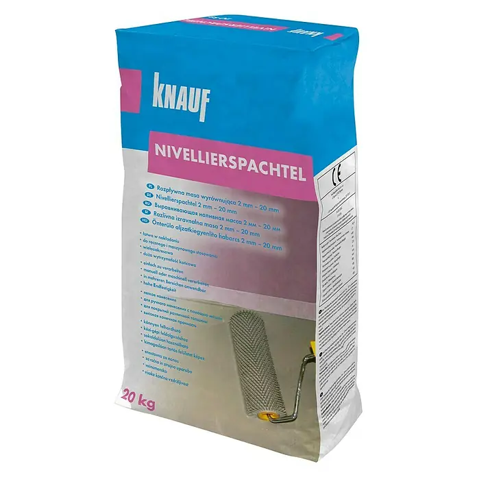 Knauf Nivellierspachtel - 20 kg, Schichtdicke: 2 - 20 mm