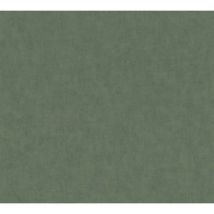 AS Creation Geo Nordic Vliestapete - Dunkelgrün, Uni, 10,05 x 0,53 m - Detailaufnahme