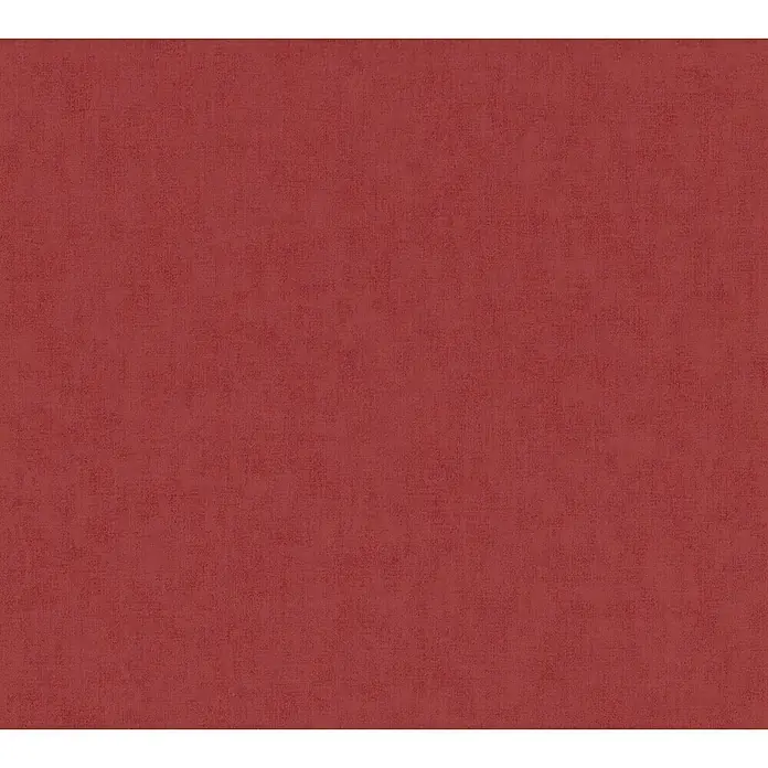 AS Creation Geo Nordic Vliestapete - Rot, Uni, 10,05 x 0,53 m - Detailaufnahme