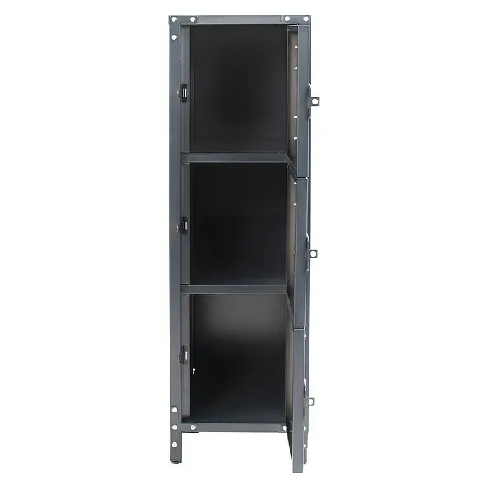 Metallschrank Vintage - L x B x H: 35 x 30,5 x 100 cm, Tragkraft: 18 kg pro Fach - Vorderansicht