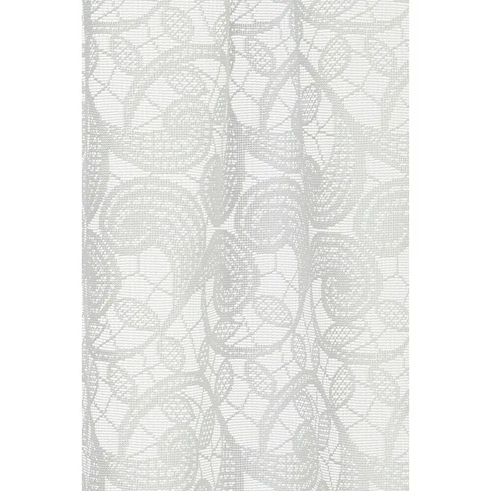 Elbersdrucke Bistrogardine Duchesse - 160 x 45 cm, 100 % Polyester, Floral, Weiß - Detailaufnahme