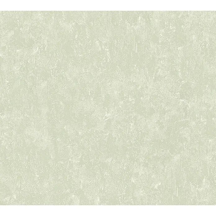 AS Creation Romantico Vliestapete Uni Metallic - Grün/Grau, Uni, 10,05 x 0,53 m - Detailaufnahme