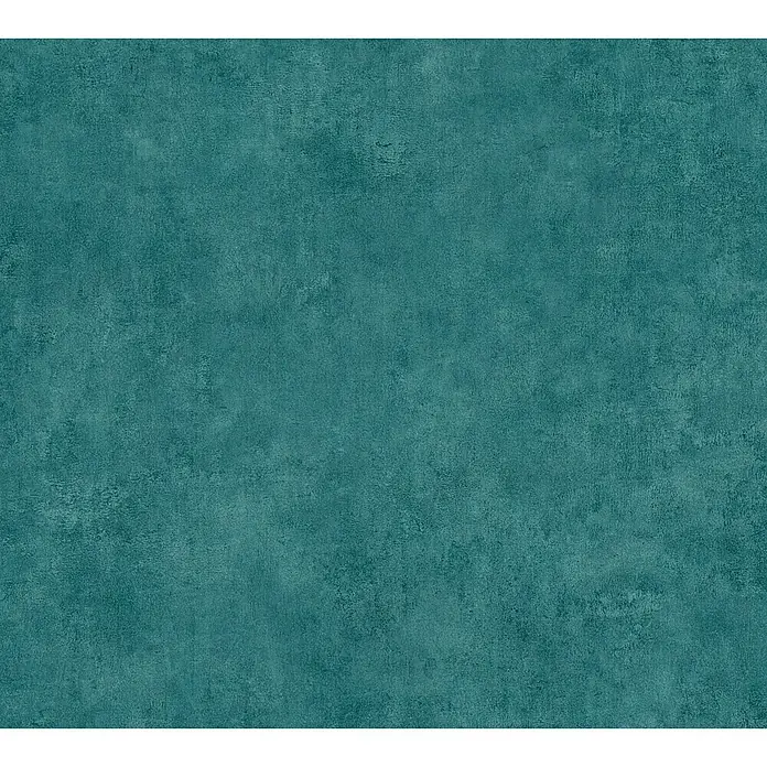 AS Creation Sumatra Vliestapete - Türkis, Uni, 10,05 x 0,53 m - Detailaufnahme