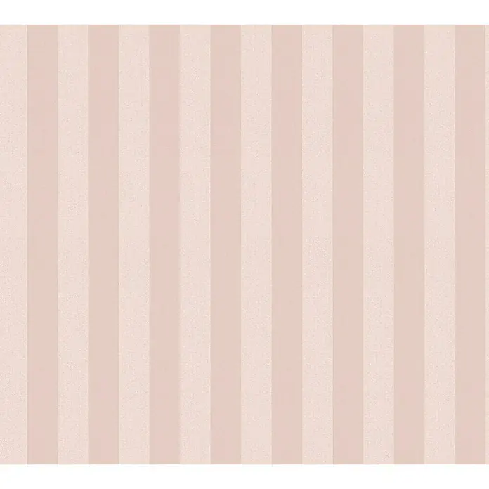AS Creation Romantico Vliestapete Blockstreifen - Rosé, Streifen, 10,05 x 0,53 m - Detailaufnahme