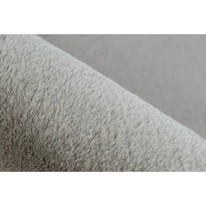 Hochflorteppich Happy - Taupe, 150 x 80 cm, 100 % Polyester (Flor) - Detailaufnahme